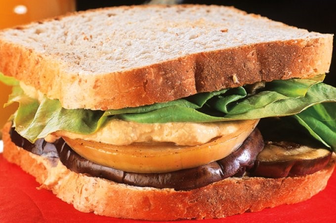 Imagem de sanduiches vegetarianos